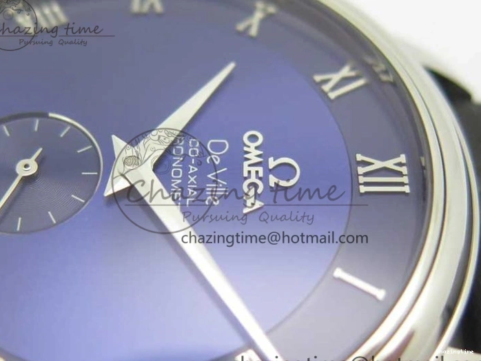 0427 Youthful De Ville Prestige Small Second TWF 1:1 Best Edition Blue Dial on Black Leather Strap MIYOTA 8035